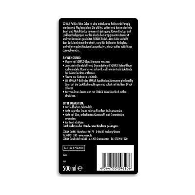 Автополироль Sonax Polish Wax Color NanoPro 500мл (296200) | Зображення 1