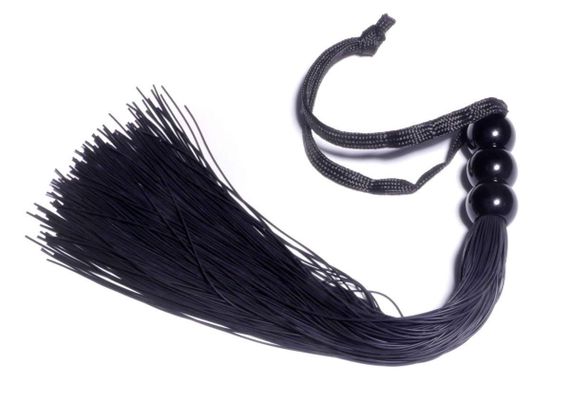 Батіг Silicone Whip Black 10 - Fetish Boss Series Sex Aura | Зображення 2