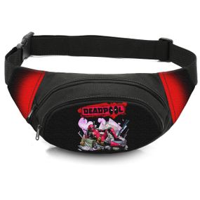 Сумка-бананка детская с принтом Дэдпул поясная сумка для мальчика (4494)