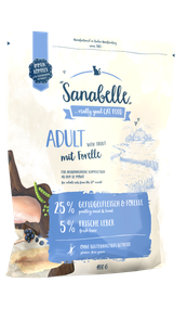 Sanabelle Adult with Trout Сухой корм для взрослых кошек с форелью 400 г