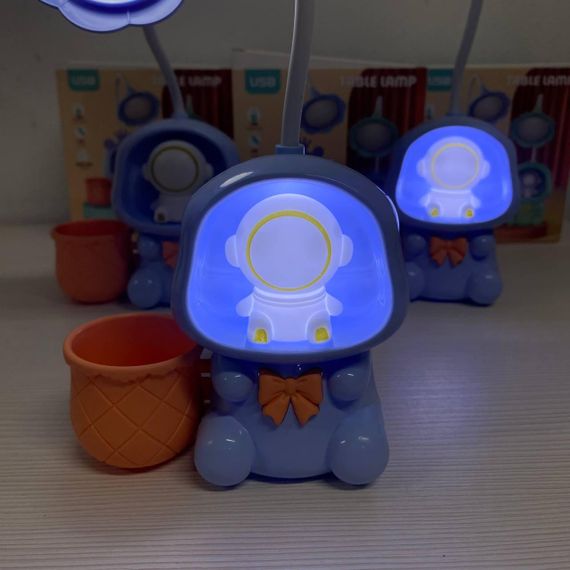 Дитяча настільна акумуляторна LED-лампа 3in1 Rabbit BLUE | Зображення 5