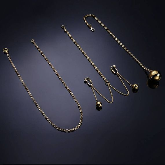 Розпірка для рук і ніг UPKO з ланцюжком для клітора та вагінальною кулькою sexstyle | Зображення 2