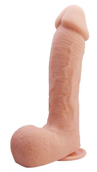 Фаллоимитатор на присоске Baile Beautiful JOHNSON 9.2'' Flesh, BW-008040NR Sex Aura | Зображення 4