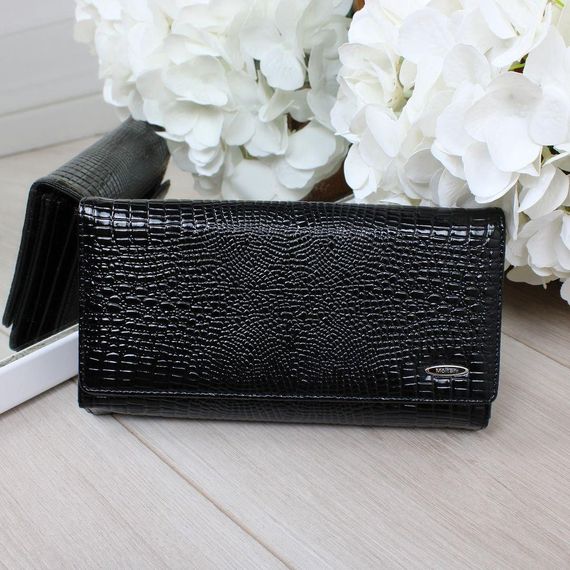 Кошелек женский на магнитах из экокожи 19х10см | Зображення 2