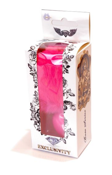 Анальная пробка ( размер S ) с хвостом Boss Series - Silicon PLUG Bunny Tail Pink, BS6400099 sexstyle | Зображення 13