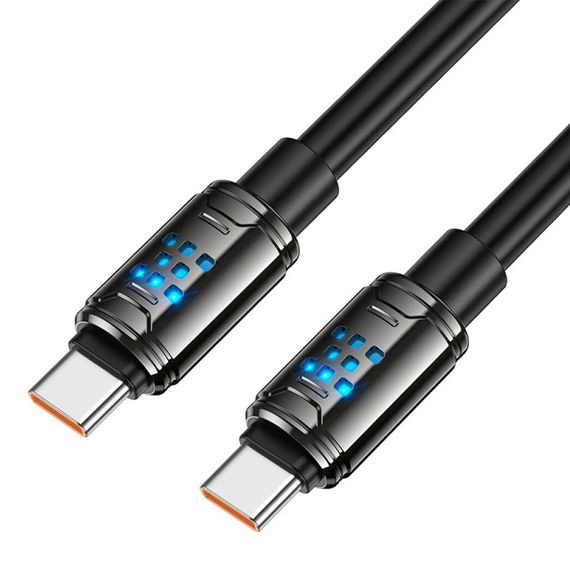 Кабель Hoco U143, Type-C-Type-C, 27W, довжина 1.2м, Black | Зображення 2