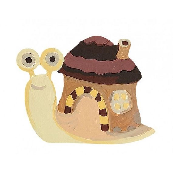 Набор детского творчества Роспись по дереву «Магниты-улитка и лягушка» РД-013 | Зображення 2