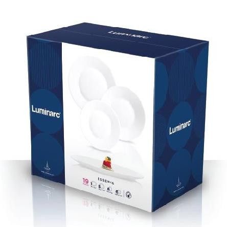 Столовый сервиз Luminarc Essence White N1190, 19 предметов, на 6 персон | Зображення 6