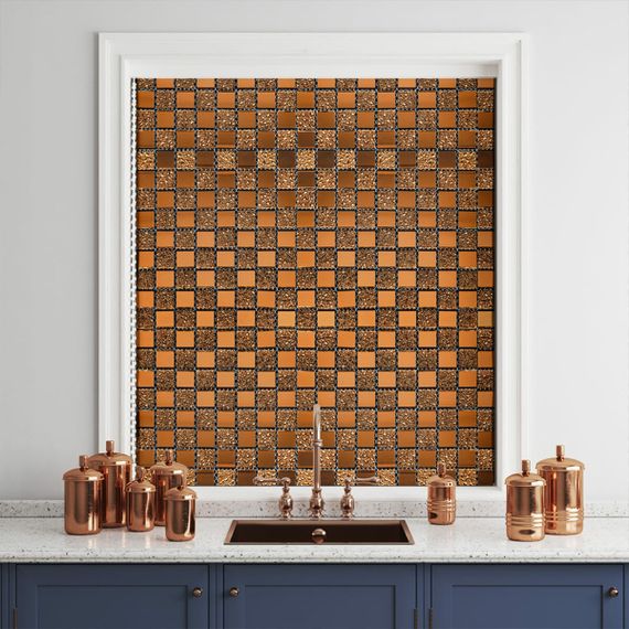 Мозаїка з декоративного скла 298х298х4,5мм Оранж SW-00002360 | Зображення 4