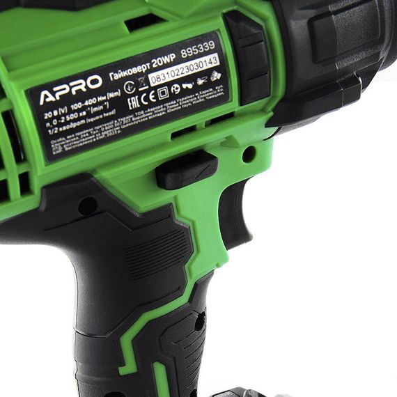 Гайковерт 20WP 20В без АКБ без ЗП APRO 8953391 | Зображення 3