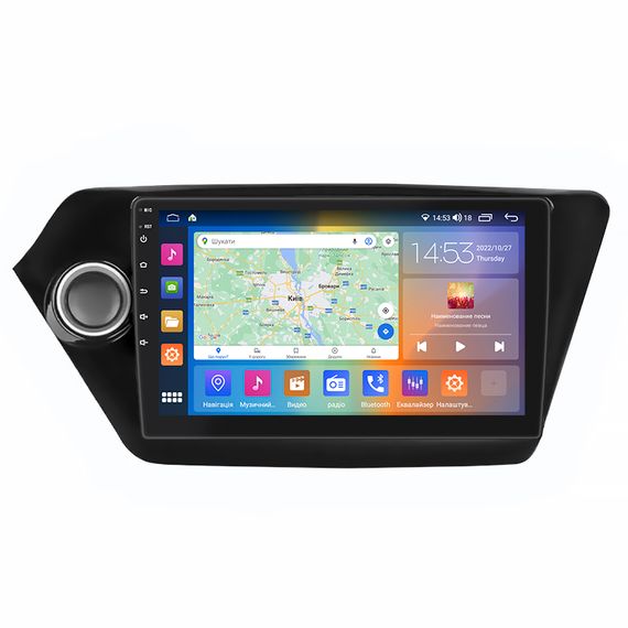 магнітола Lesko для Kia K2 III (QB) 2011-2017 IPS 9" 4/64Gb CarPlay 4G Wi-Fi GPS Prime активное охлаждение