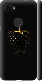 Чохол на Google Pixel 3a XL Чорна полуниця "3585m-1713-24368"
