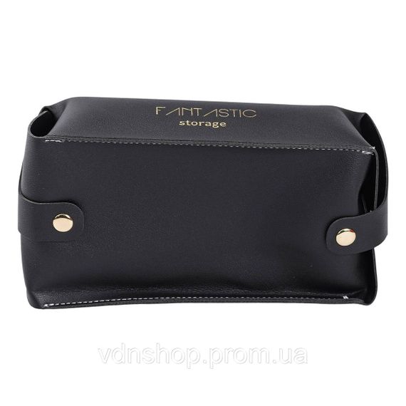 Салфетниця з еко шкіри в машину 21х12х8 см контейнер для серветок Чорний HP-3-210B | Зображення 3