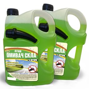 Омивач скла Літній "Яблуко" Lotus каністра з носиком УПАКОВКА 2 шт. x 4 л