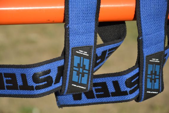 Лямки для тяги Павер сістем PS-3401 Lifting Straps Duplex Black/Blue | Зображення 9