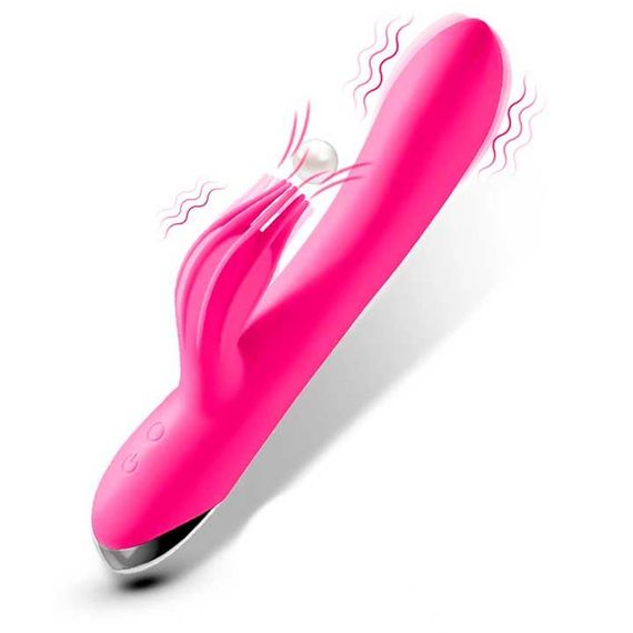 Вибратор кролик для точки G и клитора Mr. Rabbit фуксия