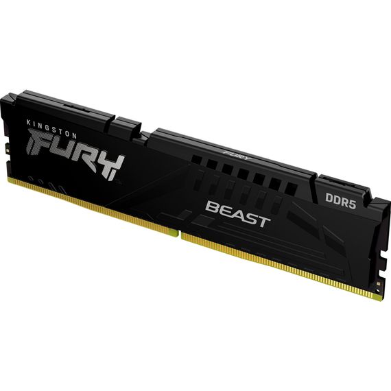 Модуль памяти для компьютера DDR5 16GB 6800 MHz Beast Black Kingston Fury (ex.HyperX) (KF568C34BB-16) | Зображення 1