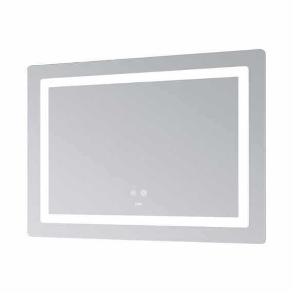 Зеркало Lidz Kubis (KU2) 1200х800 с LED-подсветкой Touch, с антизапотеванием, с диммером, рег. яркости LDKUB120080049007 | Зображення 4