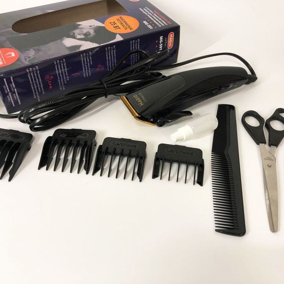 Машинка для стрижки волосся MAGIO MG-591, Електробритва для голови, Бритва RZ-910 для бороди | Зображення 8