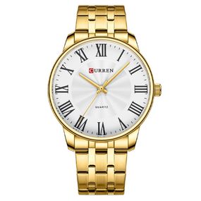 Curren 8422 Gold-White