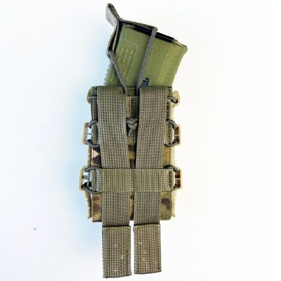 Підсумок відкритий каркасний для 1 магазину АК Cordura мультикам(LE2968) | Зображення 3