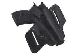 Кобура Форт-12 поясна не формована "метелик" (шкіра, чорна) MAS