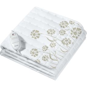 Електропростирадло Beurer  150х180см, 60Вт, 3 режими, фліс, білий (TS_23)