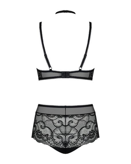 Комплект з чокером Obsessive Elizenes set Чорний L/XL | Зображення 5