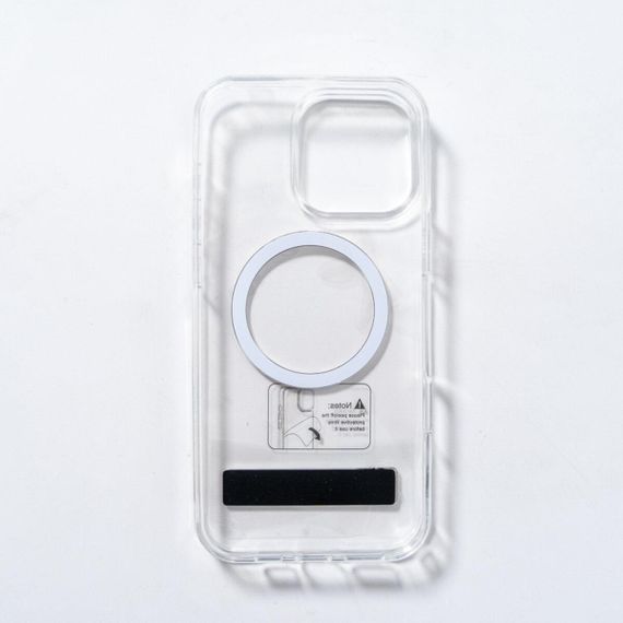 Чохол Spigen AAA Magnetic Clear Stand for Apple iPhone 16 Transparent | Зображення 4