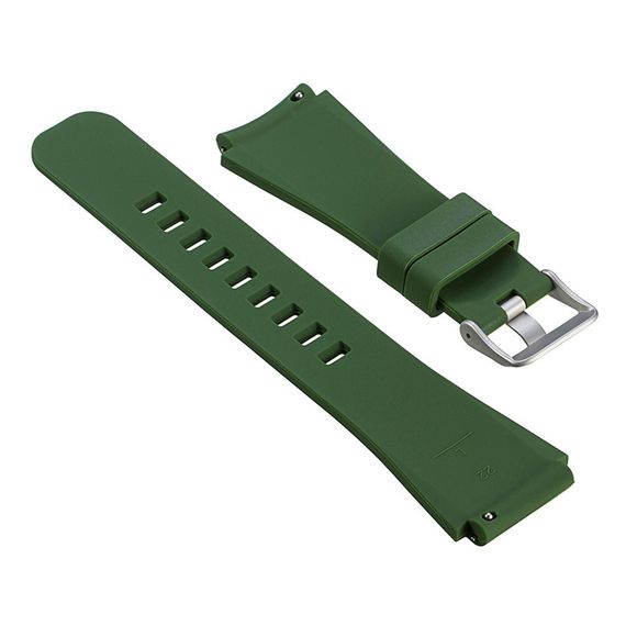 Силіконовий ремінець для годинника Samsung Galaxy Watch 46 mm SM-R800 - Army Green | Зображення 1