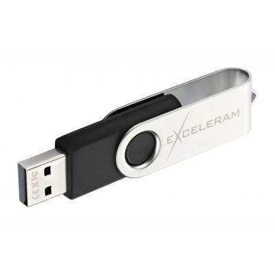 USB флеш накопичувач eXceleram 32GB P1 Series Silver/Black USB 2.0 (EXP1U2SIB32) (EXP1U2SIB32) | Зображення 4