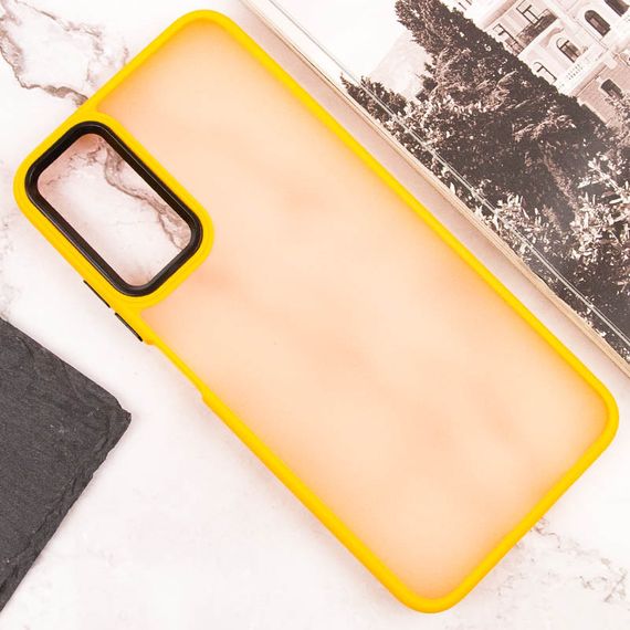 Чехол TPU+PC Lyon Frosted для Oppo A17 Orange | Зображення 3