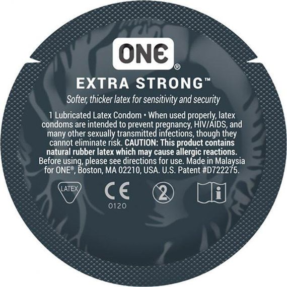 Набір презервативів One Extra Strong із потовщеними стінками (ціна за 5 шт.) Sex Aura | Зображення 1