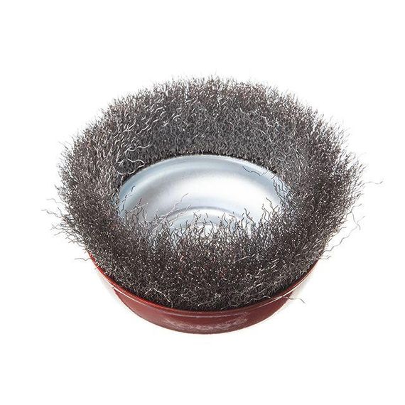 Щітка чашкова 150 мм, для КШМ, М14 (кручений дріт) INTERTOOL BT-1150 | Зображення 2