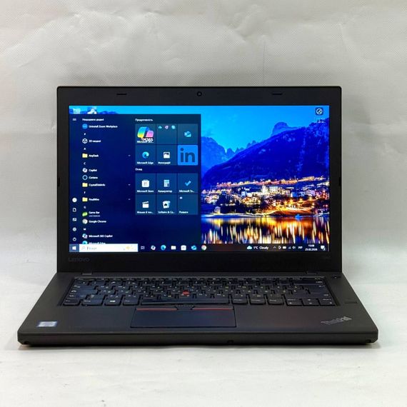 Ноутбук Б-класс Lenovo ThinkPad T460 / 14" (1920x1080) IPS / Intel Core i5-6300U (2 (4) ядра по 2.4 - 3.0 GHz) / 8 GB DDR3 / 128 GB SSD / Intel HD Graphics 520 / WebCam / Windows 10 Pro / Два АКБ б/у | Зображення 1