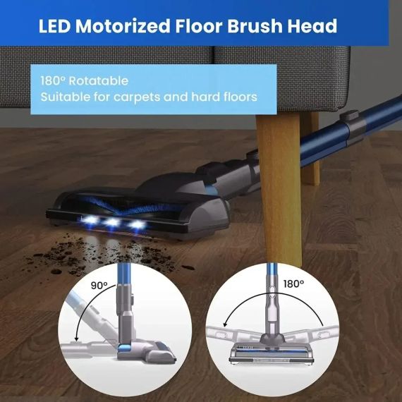 Вертикальний акумуляторний пилосос Greenote GSC50 4-в-1 | Зображення 1