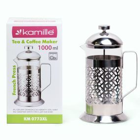 Заварник 1000ml френч-пресс для чая и кофе