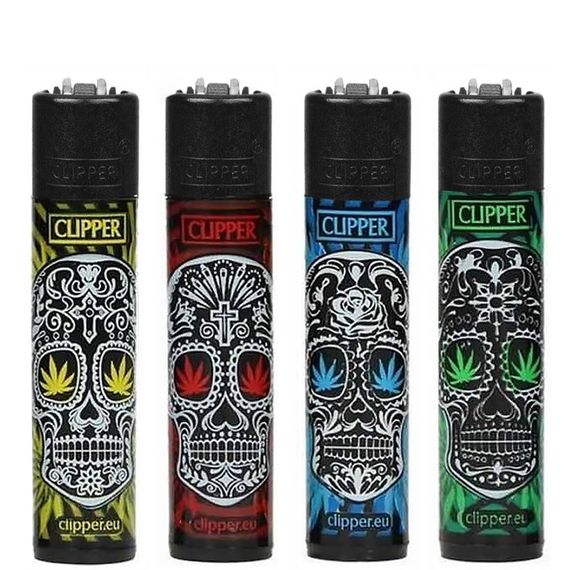 Газова Запальничка Кліппер Lighters Колекція Clipper "Mexican Skulls"