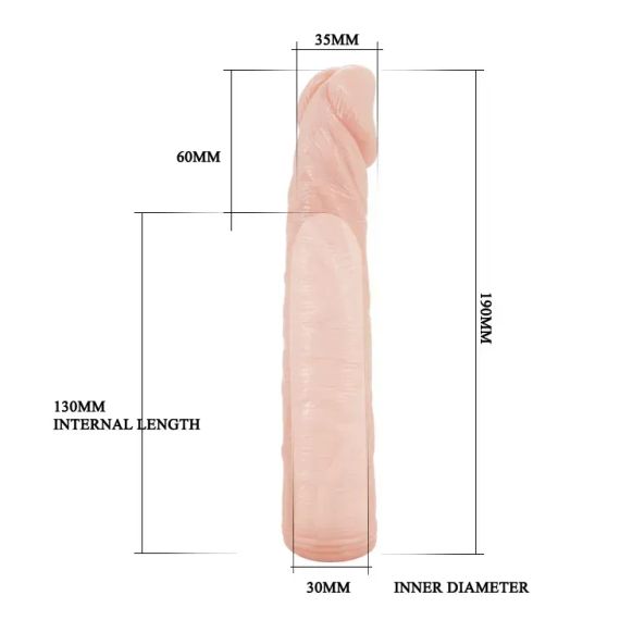 Насадка для збільшення пеніса ВЕЛЕТЕНЬ Sex Aura | Зображення 7