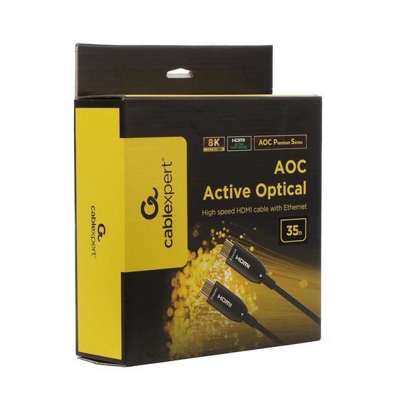 Кабель Cablexpert CCBP-HDMI8K-AOC-35M-EU, HDMI V.2.1, 35 м | Зображення 1