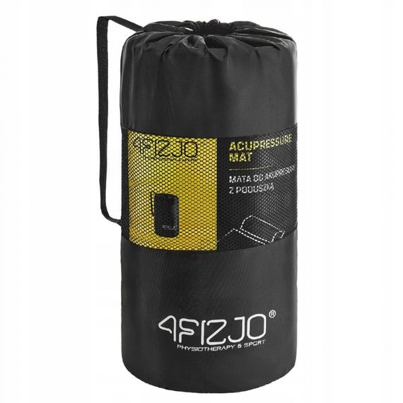 Килимок акупунктурний 4FIZJO Аплікатор Кузнєцова з валиком 72 x 42 см Grey/Pink 4FJ0287 (P-5907739313287) | Зображення 1