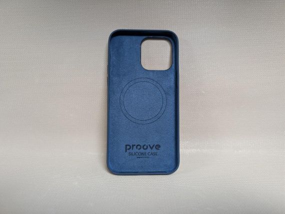 Чохол для iPhone 14 Pro Max / Айфон 14 Про Макс Proove Soft Touch MagSafe, TPU, матовий, синій | Зображення 1