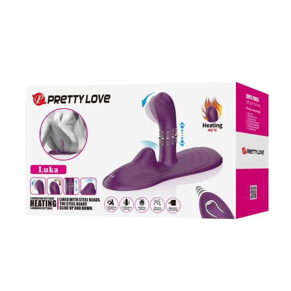 Вібромасажер - Pretty Love Luka Heating Sit-Down Pad Vibrator Sex Aura | Зображення 9