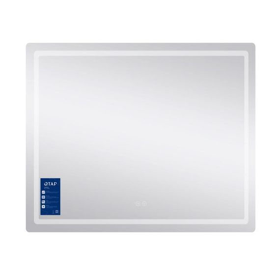 Дзеркало Qtap Mideya (MI2) 900х700 з LED-підсвічуванням Touch, з антизапотіванням, з димером, рег. яскравості QT2078NCF9070 | Зображення 2
