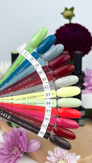 Гель-лак Crooz 87 (винно-красный) 8мл | Зображення 5