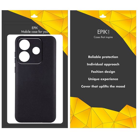 Чехол TPU Epik Black Full Camera для Xiaomi Redmi Note 14 5G | Зображення 1
