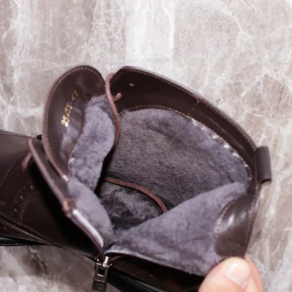 Черевики зимові ІКОС коричневі 41 43 45 розмір | Зображення 2