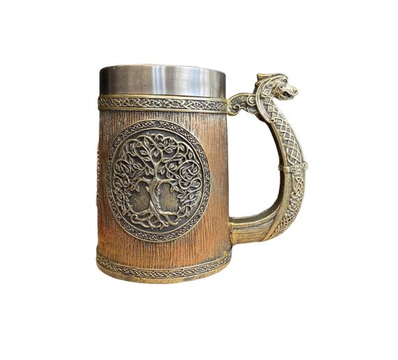 Чашка 3D Дерево життя Дракон 500 мл | Зображення 3