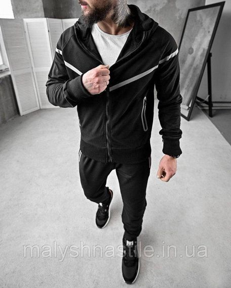 Мужской спортивный костюм black  ДЛ6263 | Зображення 6