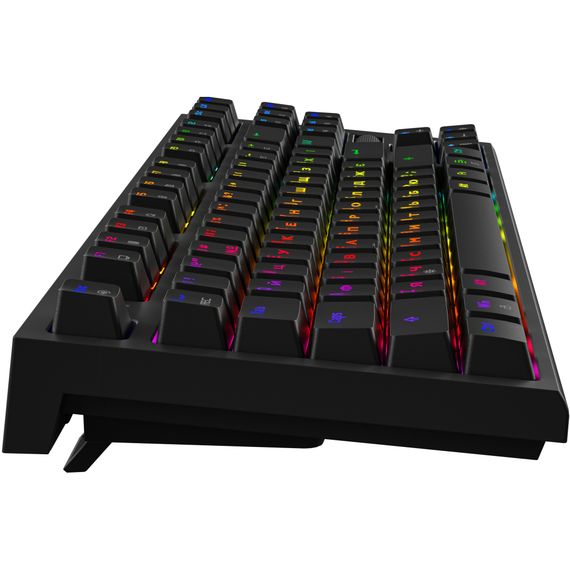 Клавіатура GamePro MK180B Hot-Swap Red Swich RGB USB UA Black (MK180B) | Зображення 4